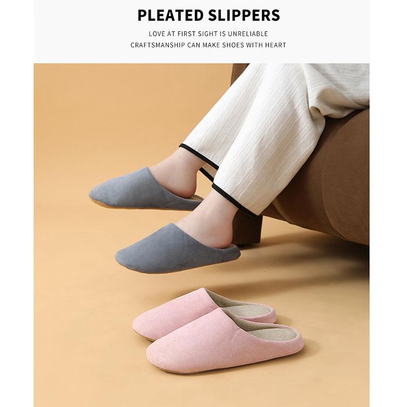 Geräuschlose Sohle Hausschuhe Indoor Hausschuhe Rutschfest Weich Bequem Home Office Schuhe Neutral Winter Bequem Atmungsaktiv Schuhe