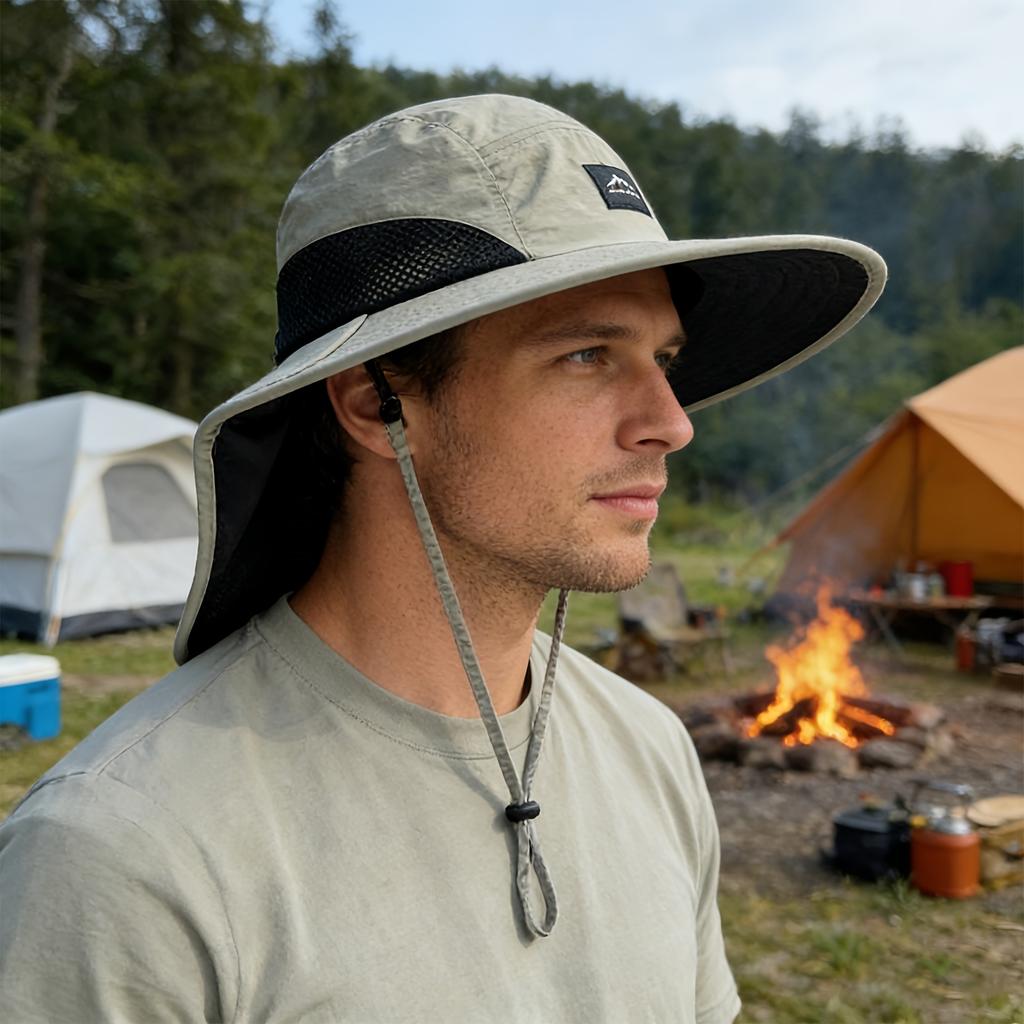 One Piece Sun Hat With Neck Protection Unisex For Outdoor Camping Hiking Fishing Ideal Gift For Family Friends And Colleagues
