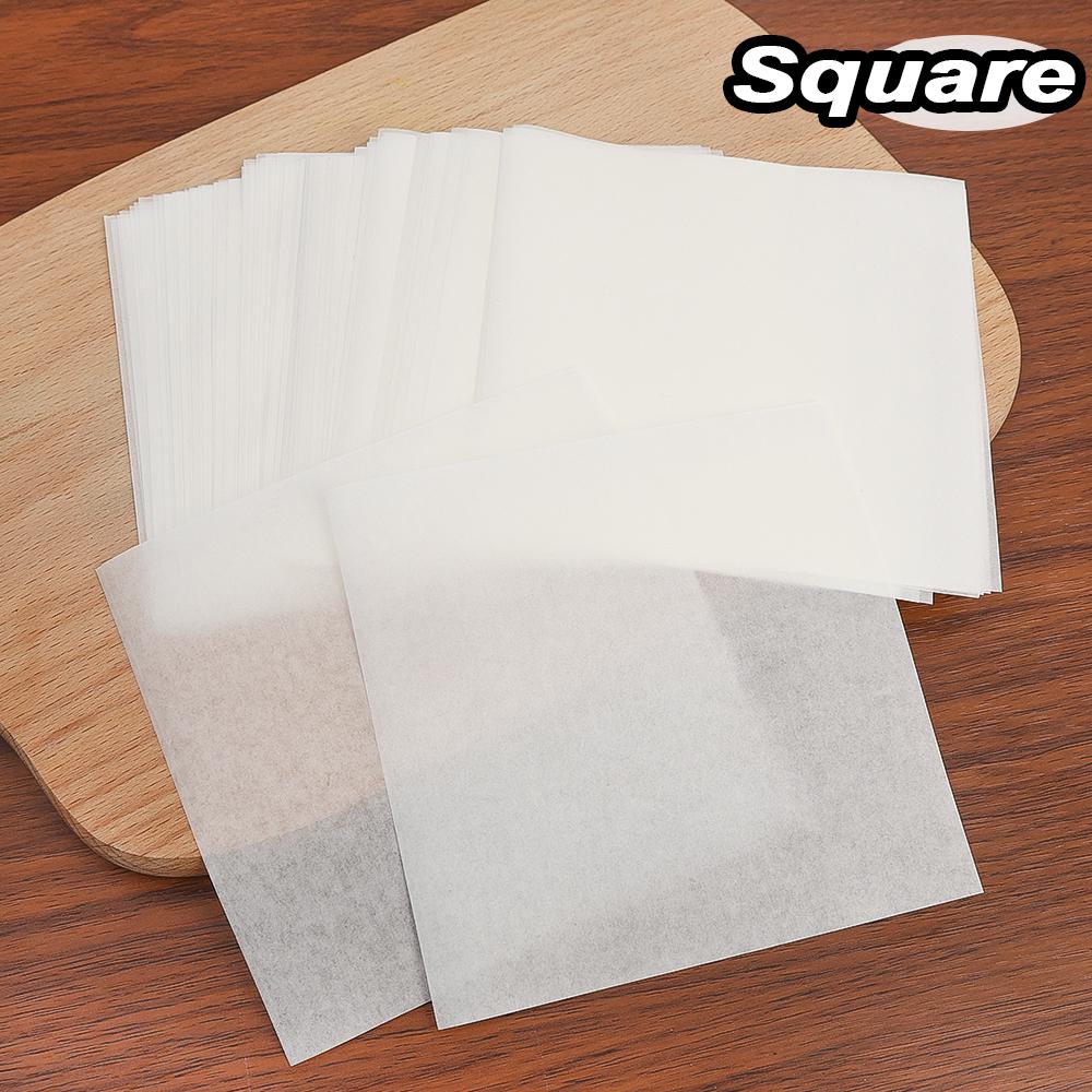 

50/100 шт. круглая бумага для выпечки круг пергамент барбекю котлета гамбургер бумага торт антипригарный инструмент для выпечки барбекю 15cm-100PCS