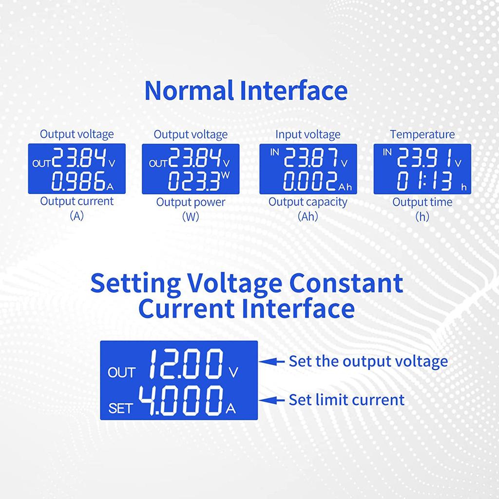 CC-CV 0,5-30V 4A 5V 6V 12V 24V Strommodul Variable Spannungsregler Einstellbare geregelte Stromversorgung für das Labor