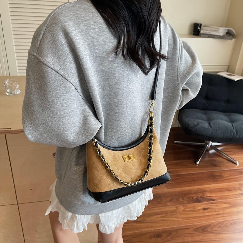 Retro diamond dumpling bag women's summer new fashion exquisite chain shoulder bag niche messenger bag