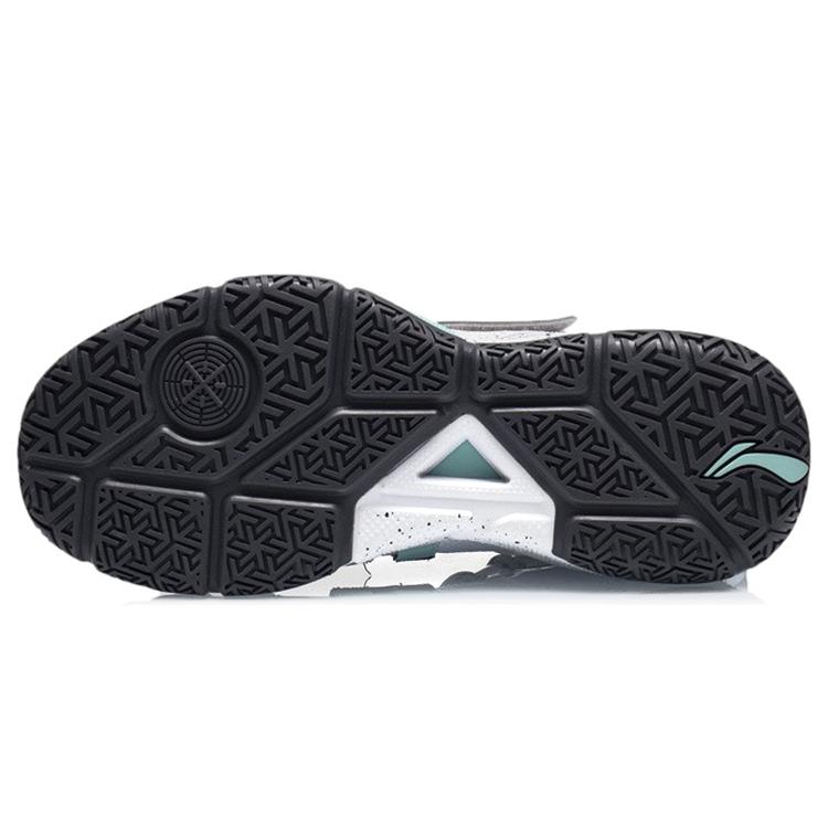 Li Ning Wade Block Textile, Synthetic Leather Cushioning Slip Resistant Abrasion Resistant Coverage Support Low Top ABPR065-1