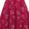 Bright Deer Women Cold Shoulder Bridesmaid Dress Floral Crochet Lace Ruffle Cami Strap Midi Dress for Wedding Evening Formal Party Cocktail Occasions