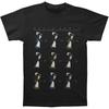 Men's David Bowie Repeat T-shirt  Black