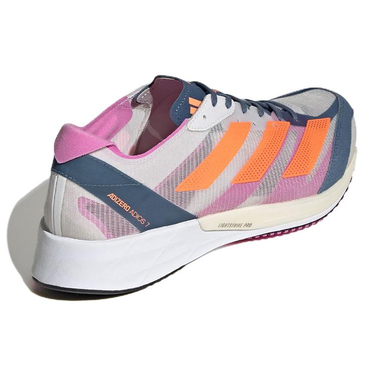 New Adidas Adizero Adios 7 Dash Grey Solar Orange Wonder Steel GX6647