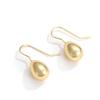 European and American Simple Water Drop Metal Dangle Earrings 2026 Korean Fashion Jewelry For Women's Girl Temperament Earrings