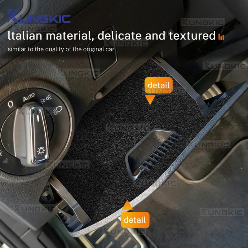 Premium Suede Car Driver's Toolbox Sticker Interior For Seat Leon MK3 2013 2014 2015 2016 2017 2018 Trim Accessories