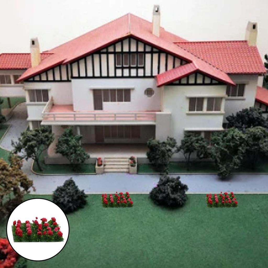 Micro Landscape Flower Cluster Miniature Garden Model Miniature Mastiff DIY Mini
