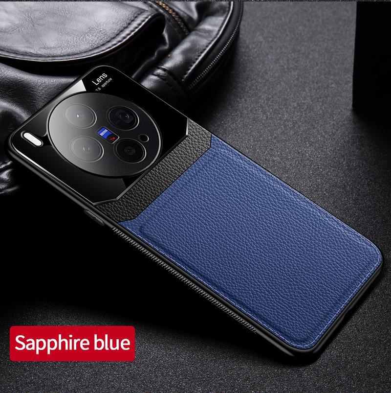 EUCAGR Luxury Acrylic Leather Case For VIVO X300 Pro X300Pro Camera Protect Phone Back Cover for VIVO X300 Frame Coque