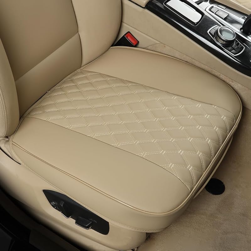 Black Panther Luxury Faux Leather Car Seat Cover Front Bottom Seat Cushion Cover, Anti-Slip And Wrap Around The Bottom, Fits 95% Of Vehicles - 1