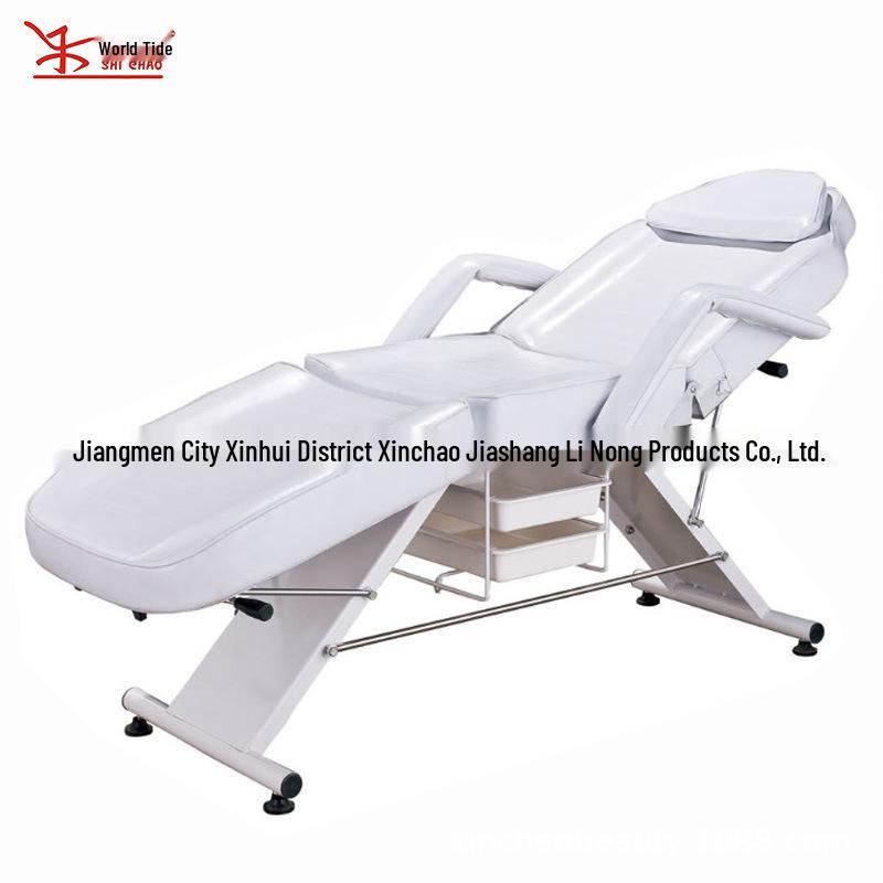 Multifunctional Beauty Bed for Massage, Tattoo, Manicure & Acupuncture - Widened, Foldable, Iron Plate Design