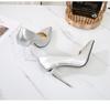 Fashion Pointed-Toe Large-Size High-Heeled Shoes Nightclub Sexy Thin Heeled Professional Women's Shoes WZ-18085-1