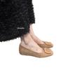 Inner height increase 3CM autumn soft-soled grandma shoes versatile shallow mouth 2025 suede gentle Mary Jane single shoes women's shoes