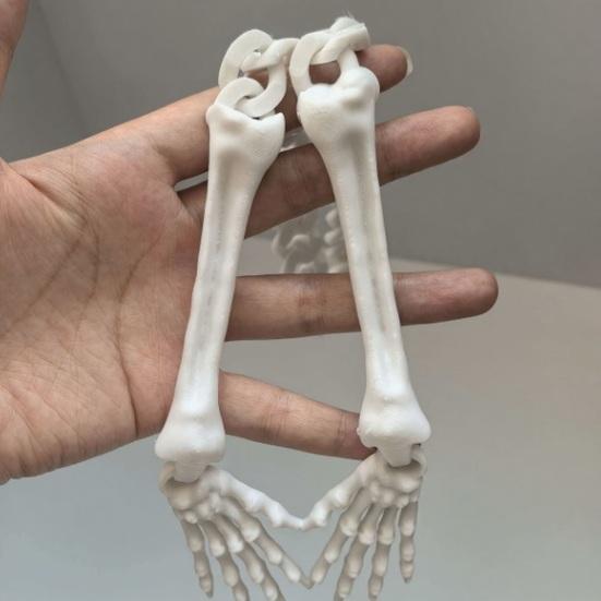 Halloween Gothic Skeleton Hand Necklace, Punk Cosplay Skull Claw Palm Choker, Halloween Costume Jewelry for Men Women