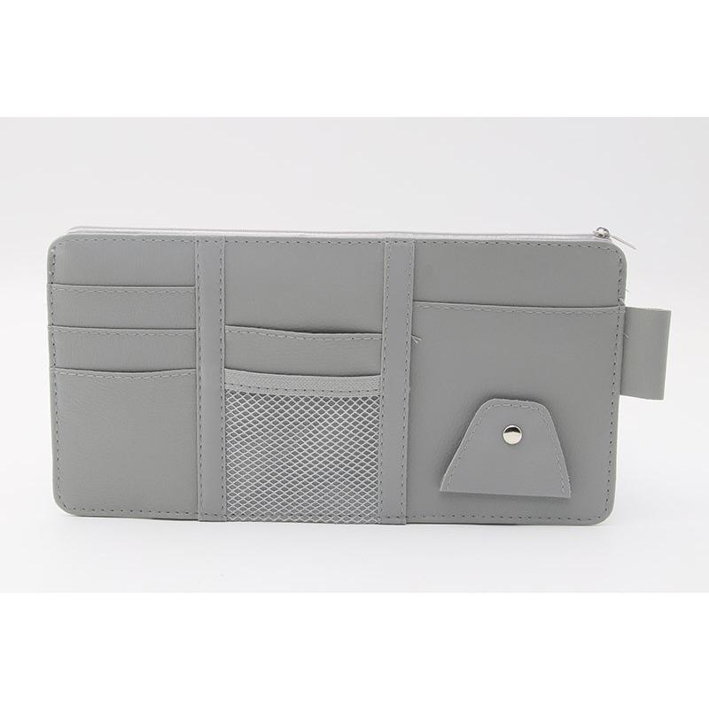 Car Visor Organizer Car Accessories Pocket Holder Car Accessories Organizers Leather Hearing Bag