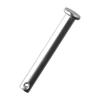 12Pcs 304 Stainless Steel Single Hole Clevis Pins 20/25/30/35/40/45/50/55/60mm Flat Head