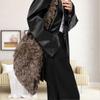 Ladies Fluffy Hobo-Bag Retro Casual Shopping Bag for Everyday Life