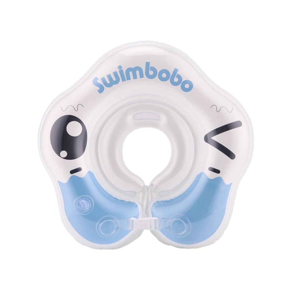 Cartoon Inflatable Neck Band for Newborn Babies Petal-shaped Baby Bath Collar  Swimming Pool