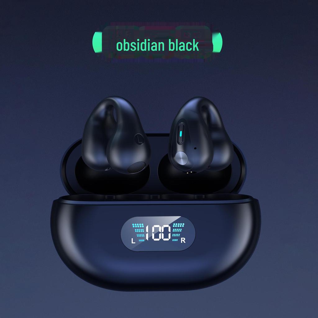 Universelt øreklemme Bluetooth-headset for Huawei, Apple, vivo, Xiaomi, Oppo, Android-nettbrett - Konduksjonsteknologi