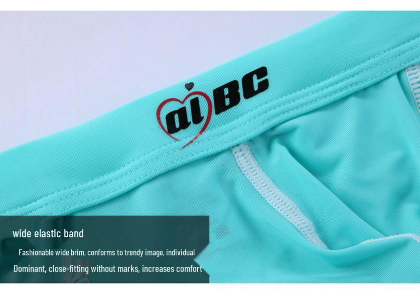 Genuine AIBC Summer Ice Silk Low Waist Breathable Men's Boxer Briefs 006PJ.