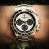 PAGANI DESIGN 39.5MM Quartz Men Watch Casual Business Multi Time Zone Stainless Steel Sapphire Glass Chronograph Watches for men