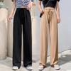 Women's Summer Lightweight High-Waist Silk Pants - Versatile, Slimming, Straight-Leg, Loose-Fit Bestseller