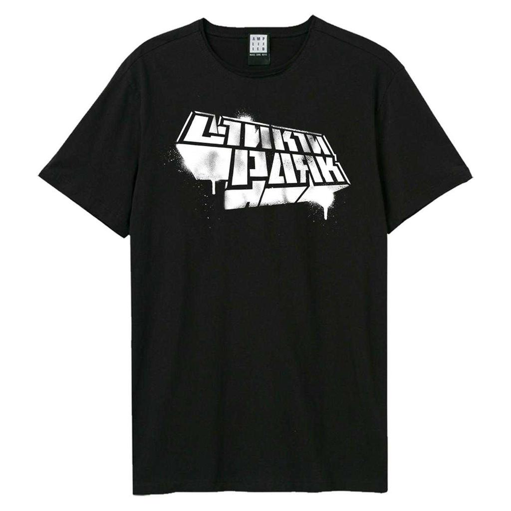 Amplified Unisex Adult Reanimation Linkin Park Logo T-Shirt