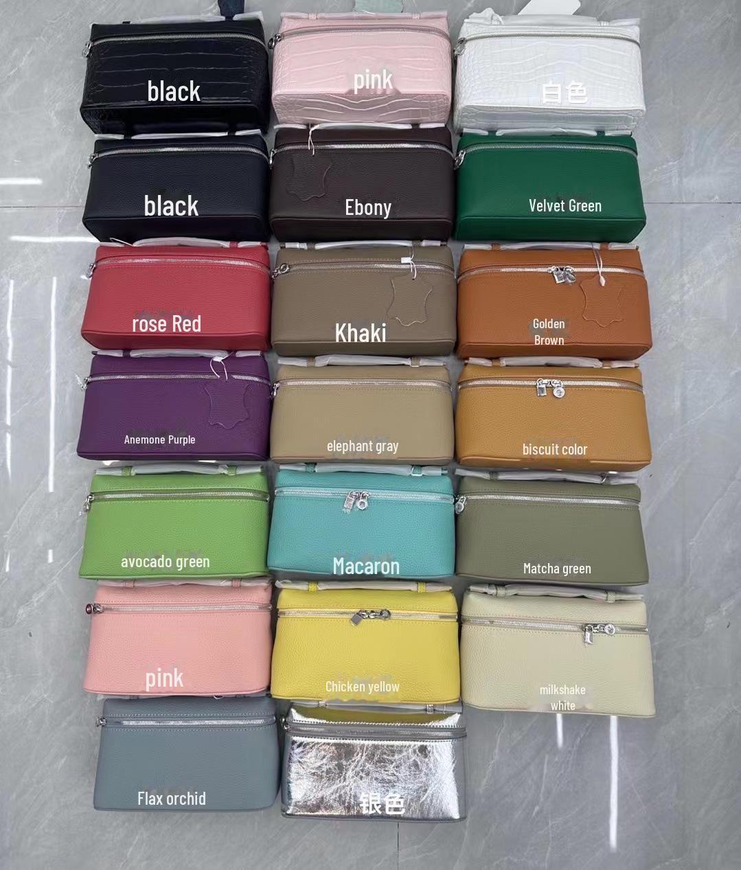 

Loro LP L19 Кожаная женская сумка-мессенджер и косметичка