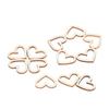 200pcs Heart Embellishments Delicate Hollow Heart Shape Wooden Ornament For Scrapbook Listing DIY Hand Made Crafts