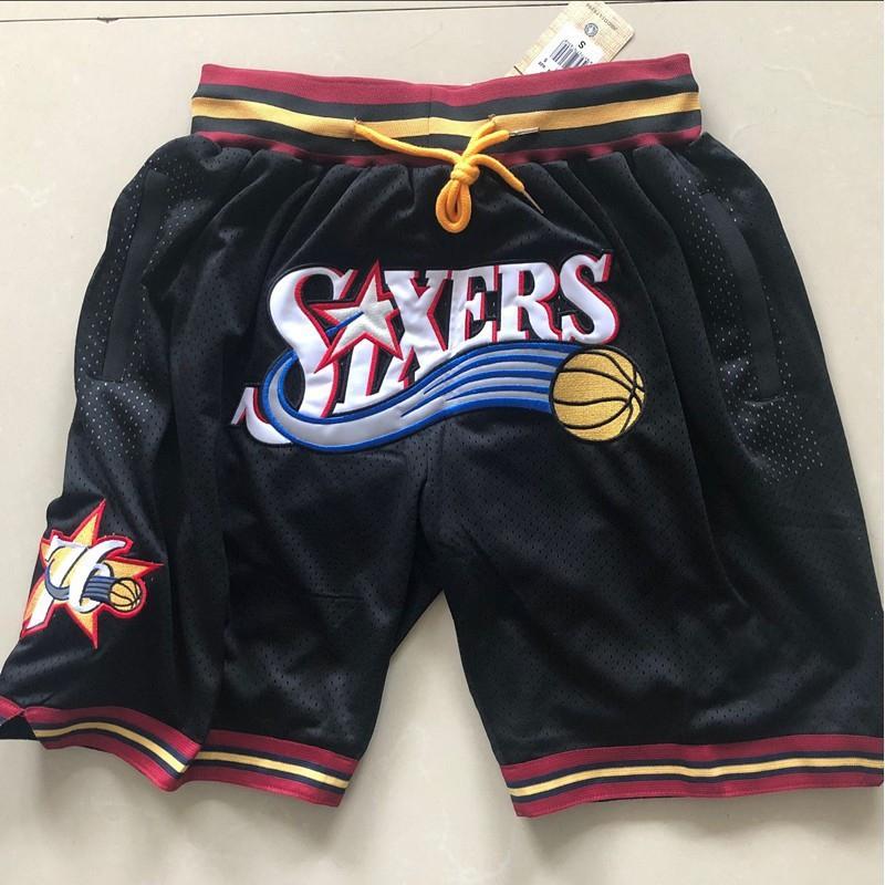 Mens Basketball Shorts Cotton Performance Sportswear NBA Team Colors Loose Fit Training Gym Wear