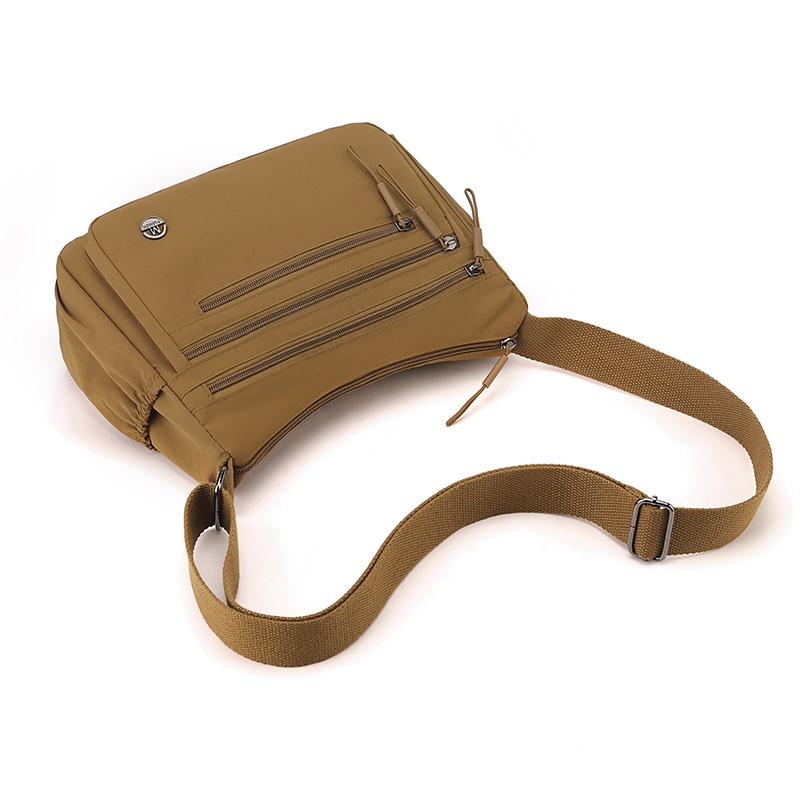 Women's Large Capacity Multi-Compartment Shoulder Crossbody Bag for Moms, Lightweight Nylon Handbag for Shopping, Travel & Outin