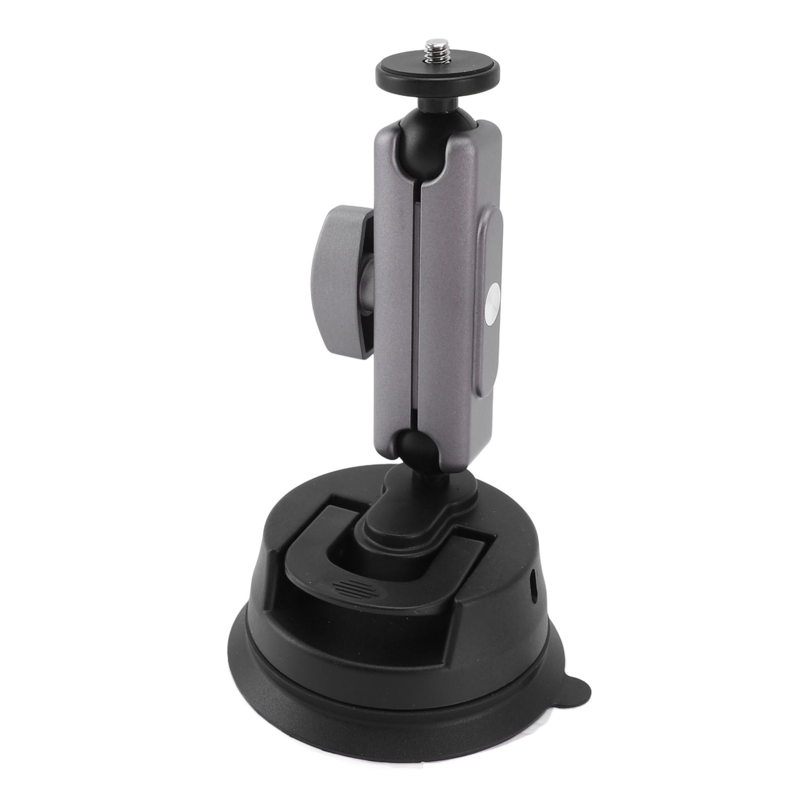 

Крепление на присоске для экшн-камеры с двумя шаровыми головками, вращение на 360 градусов, сильная присоска, алюминиевый сплав