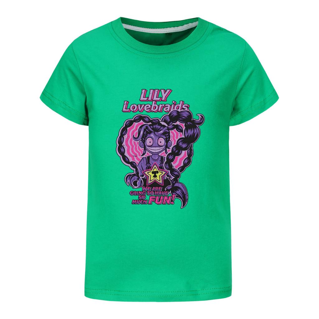 5581 Multi-Color Girls Lily Lovebraids Short Sleeves T-Shirt