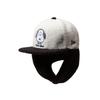 New Era 59FIFTY Dog Ear PEANUTS Snoopy White with Black Size 7 Visor, 1/8 (56.8cm)