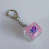 Fingertip Button Keychain Fidget Toy LED Keyboard Key Cap Key Chain Mechanical Switch Keyring Stress Relief Gadget