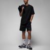 New Jordan Drop Shoulder Sleeve T-Shirt Men's Black DX9644-010