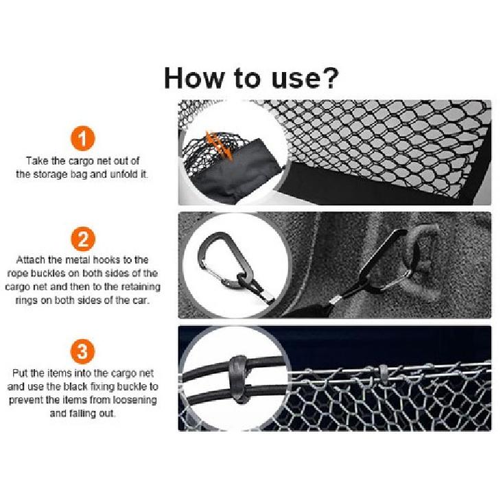 For Lincoln Navigator 2018- 2025 Accessories Mesh Truck Bed Cargo Net