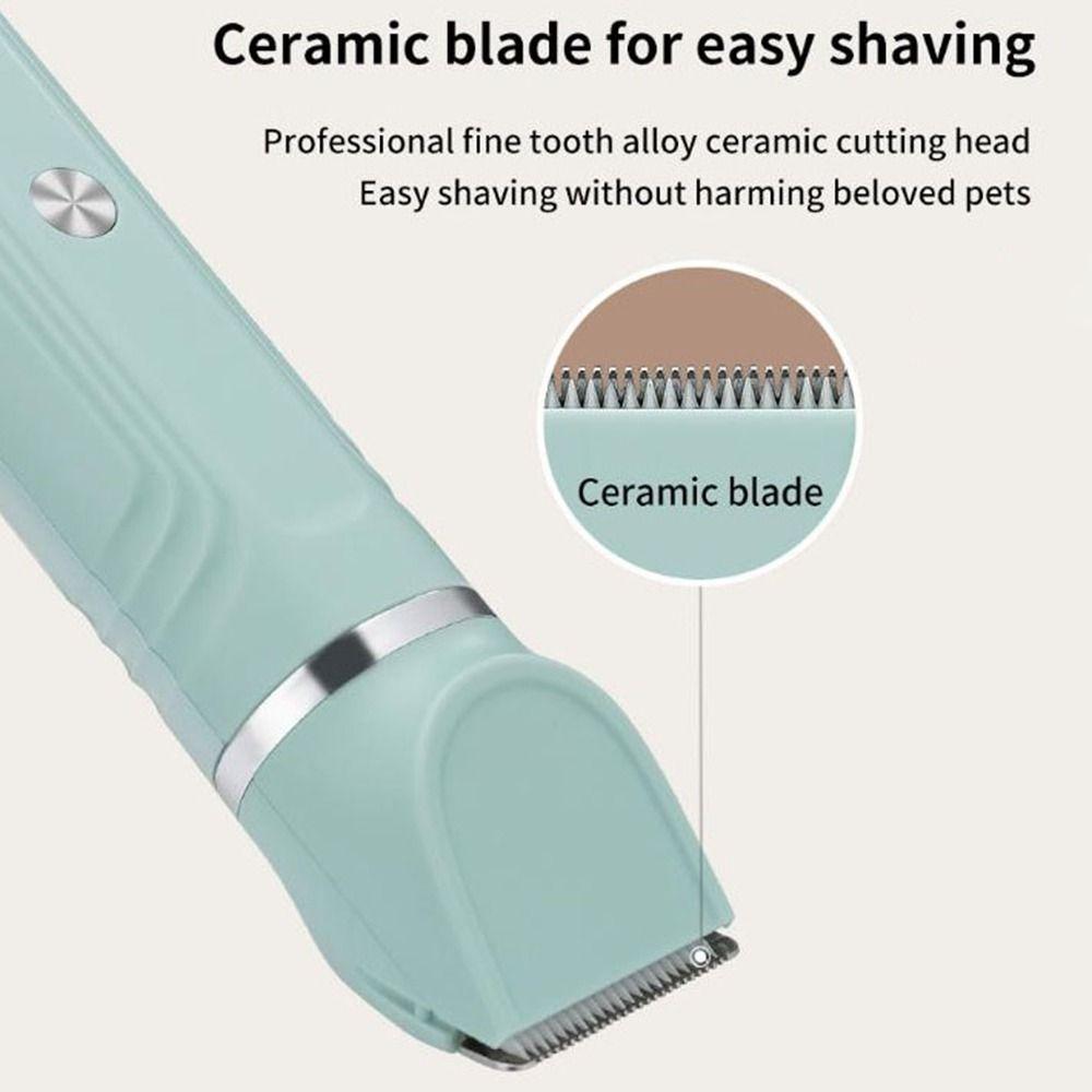 High Power 4 In 1 Electric Pet Hair Shaver 4 Different Blades Pet Grooming Clipper  Cat Grooming