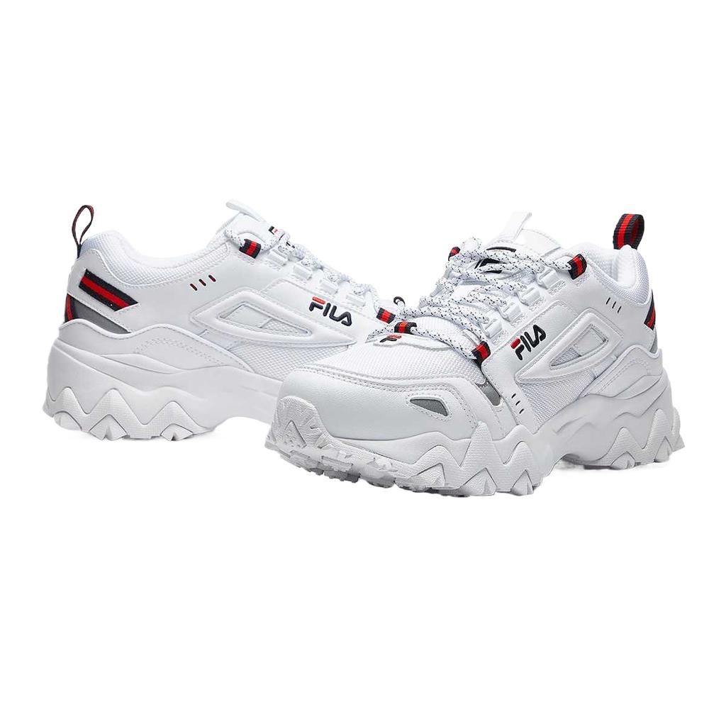 FILA Oakmont Trendy Soft Comfortable Non-Slip Running Shoes Men Sneakers Group-White F12M011115FWT