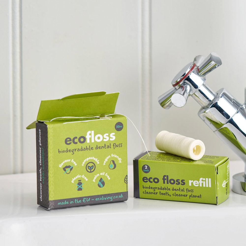 

Eco Floss REFILL - веганська зубна нитка на рослинній основі