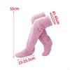 Leg Warmers Thigh High Socks Boot Cuffs Costume Long Stocking Slipper Stockings Over Knee Fuzzy