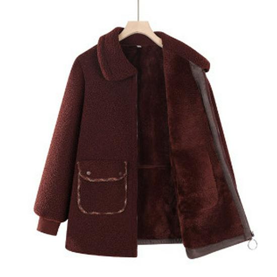 

Smooth Elegance: Live Broadcast Style Wool Coat 5XL