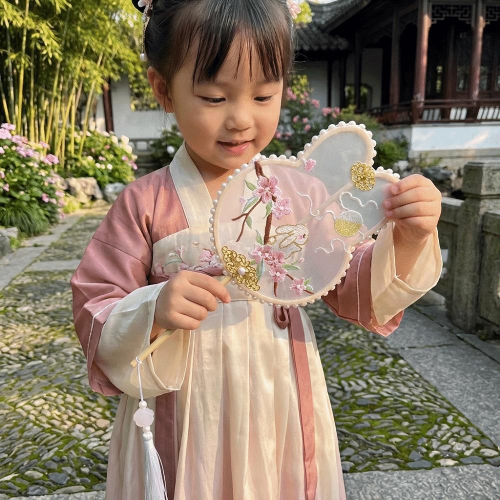 Handheld Ancient Style Fan Rabbit Shaped Dance Fan Decorative Fan Hanfu Fan  Stage Performance
