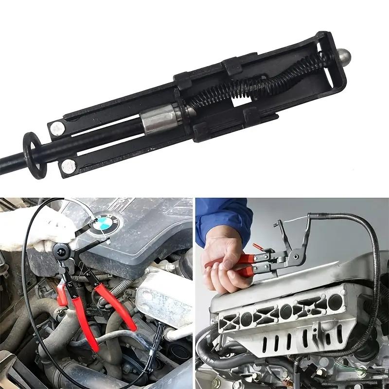 Bendable Hose Clamping Pliers Flexible Cable Type Swivel Pincer Clamps Removal Repair Tools for Automotive Radiator Fuel Water