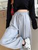 Gray Sweatpants for Women Autumn Spring New Baggy Fashion Active Pants Black Trousers Female Joggers Streetwear Sports Pants