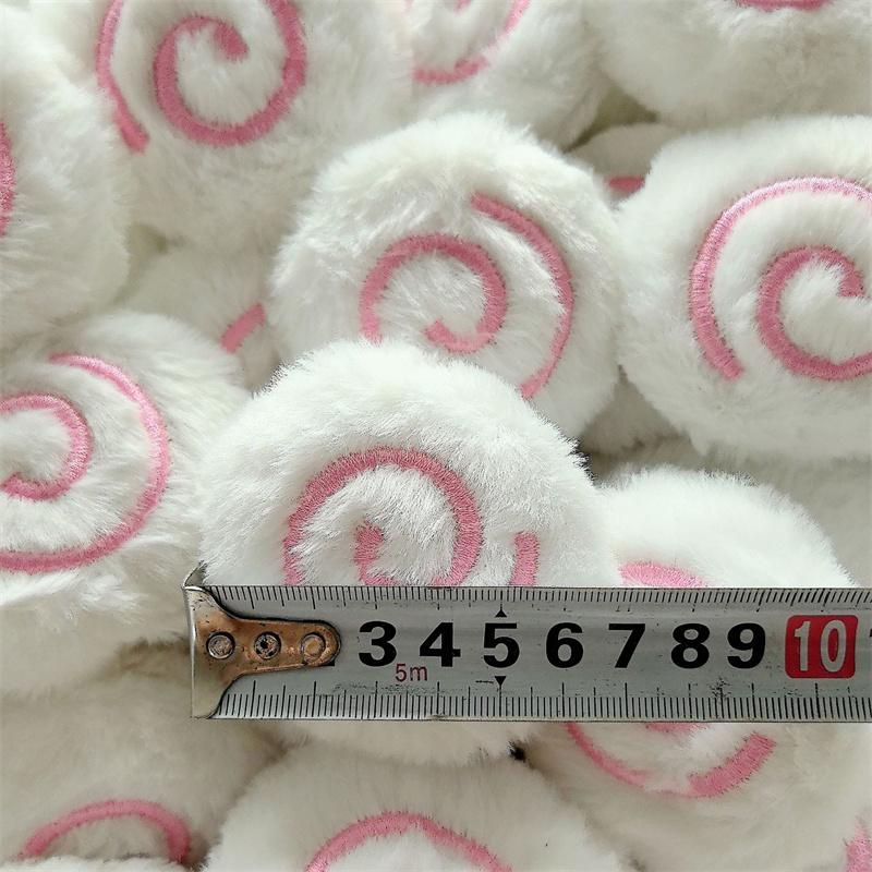Cute Plush Fish Plate Cartoon Plush Diy Toy Keychain Bag Pendants Brooch Jewelry Accessories Decoration Material