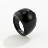 Vintage Irregular Smooth Resin Plastic Ring for Women, New Trend Bohemian Geometric Ring, Aesthetic Party Jewelry