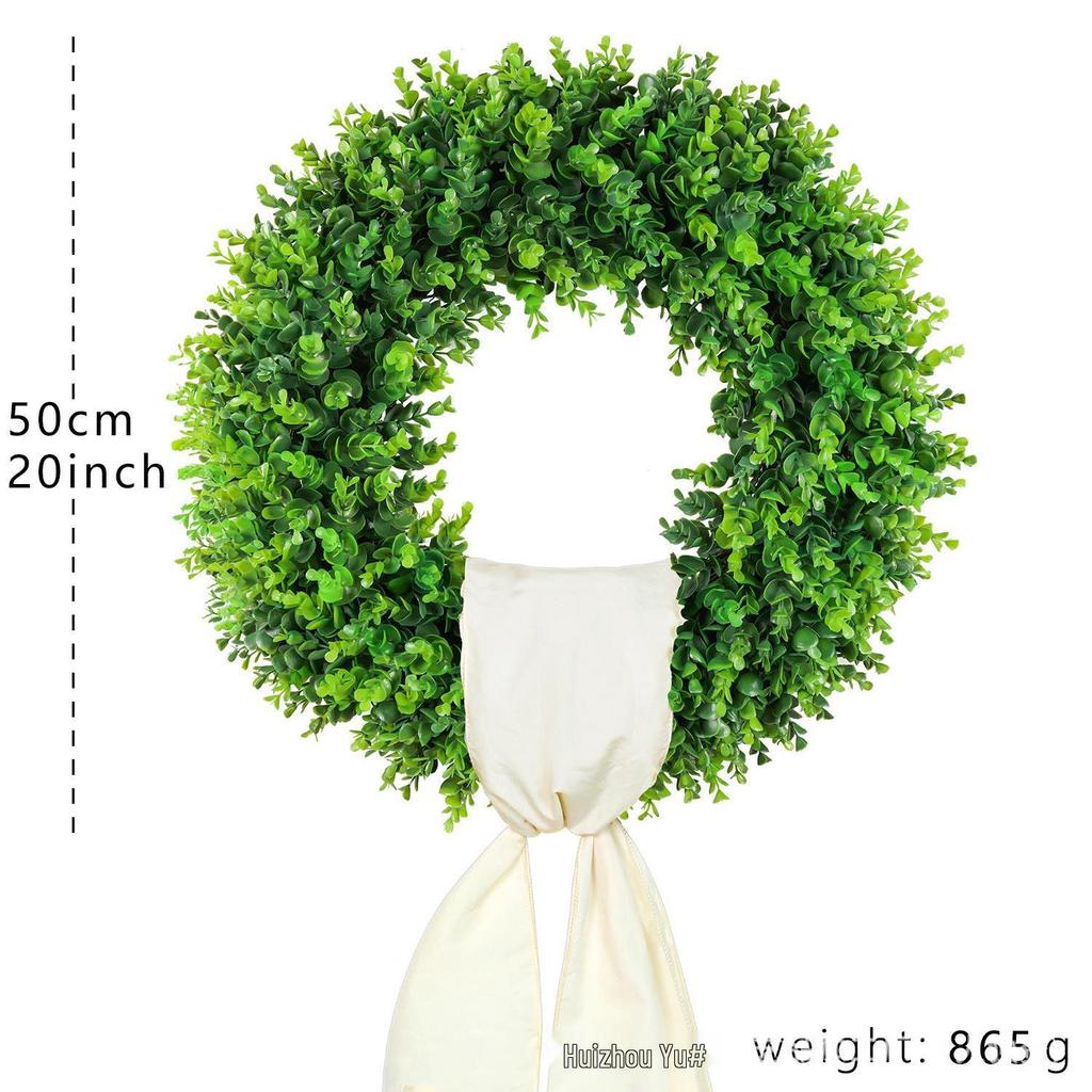Eucalyptus Leaf Wreath – Spring & Summer Door Hanging Decoration