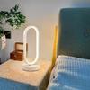 Portable USB-Powered LED Desk Lamp 3-color Dimming Eye-Care Bedside Lamp Ring-shaped Table Lamp Living Room