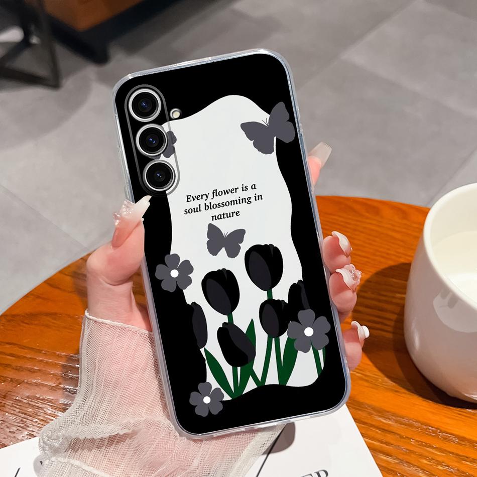 For Samsung Galaxy S24 Plus Ultra Phone Case Creative Soft TPU Silicone Clear Anti Drop Special Back Cover For Samsung S 24 Capa